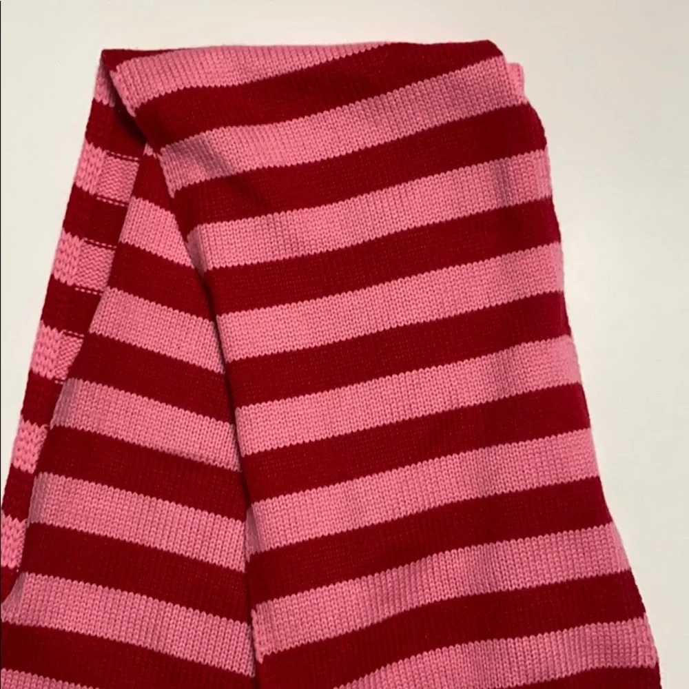 NWT Kate spade pink and gold winter scarf 🧣
